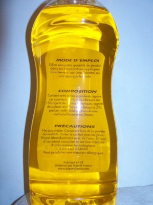 LIQUIDE VAISSELLE - 1 L - CITRON - à PARIS -