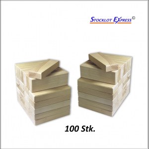 Briques en bois, kit de 100pcs au Format XXL; Promotion Avantage