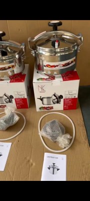 Lot de cocottes en inox de la marque Nicolas Knoll