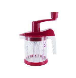 Batteur universel 1l + livret 8 recettes - rouge