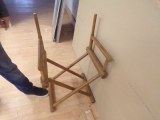 Assises pliantes en bois de fauteuil metteur en scène