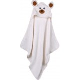 Cape de bain - ours - linge de bain - ecru