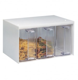 Rangement 3 boîtes pour la cuisine - westmark - module de rangement 3