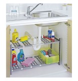 Etagère de rangement largeur réglable - plateaux modulables