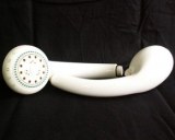 Douchette PVC beige, qualité hôtel