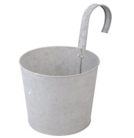 Pot jardinière - zinc - patiné