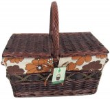 Panier pic -nic en osier
