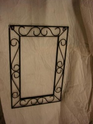 CADRE POUR MIROIR FER FORGÉ 60CM NEUF