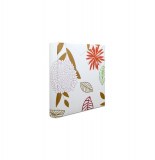 Album photo - 200 pochettes - flowers - blanc/orange