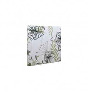Album photo - 200 pochettes - flowers - blanc/vert