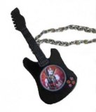 Collier Montre Guitare Noire Hannah Montanah