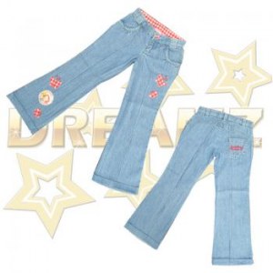 Lots de 55 Jeans trompette fille CHARLOTTE AUX FRAISES