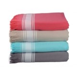 Drap de plage - 100 x 180 cm - bahamas - gris