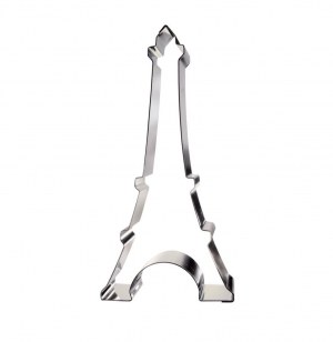 Moule à patisserie h 15 cm - forme tour eiffel - inox
