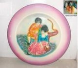 Plaque murale décorative à la main peinture