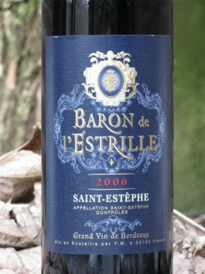 120 St Estèphe 2006 Baron de L'estrille