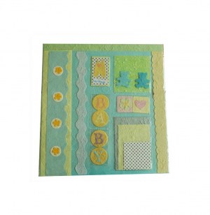 Kit scrapbooking - baby - vert