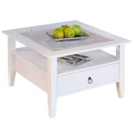 Table basse - provence - blanc