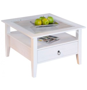 Table basse - provence - blanc