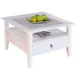 Table basse - provence - blanc