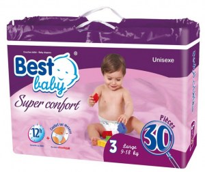 Couches Bébé, lingettes et Serviettes Féminines