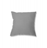Housse de coussin 60 x 60 cm - gris - linge de lit
