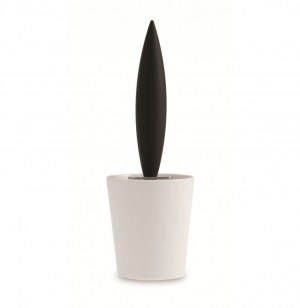 Roulette à pizza soft touch - noir - legnoart - design italien