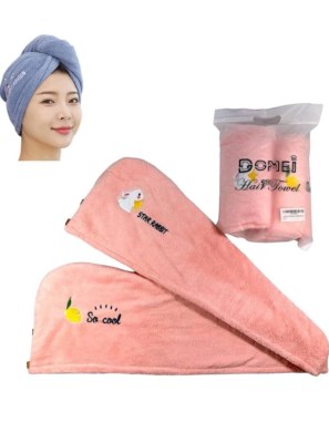 Serviette de cheveux avec motif