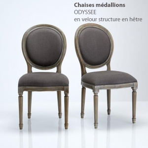 Lots de chaises Médallions
