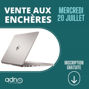 APPLE - HP - DELL - ACER - VENTE AUX ENCHERES PUBLIQUES EN LIVE
