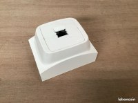 Prise murale Attema K40 RJ-45 / RNIS BLANC