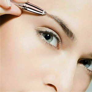 TONDEUSE DEPILATEUR VISAGE POUR SOURCILS RASAGE FEMME BLANC S03