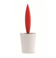 Roulette à pizza soft touch - rouge - legnoart - design italien