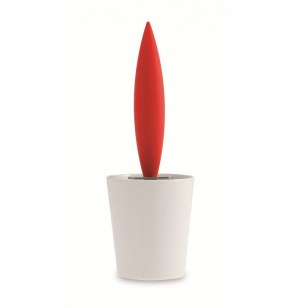 Roulette à pizza soft touch - rouge - legnoart - design italien