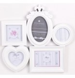 Pele-mele coeur - 5 photos - plastique