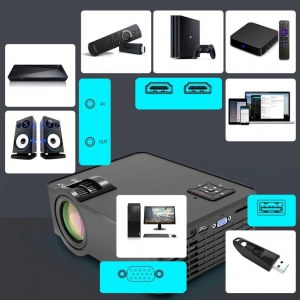 PROJECTEUR LCD FULL HD 2500LM HAUT-PARLEUR 140'' SD150