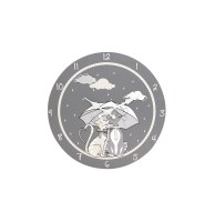 Pendule umbrella - 30 cm - décoration murale