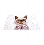 Set de table plastifié - kitty - décoration de table chats