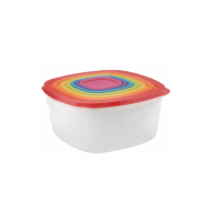 Récipients de cuisine multicolore - 7 pièces - plastique