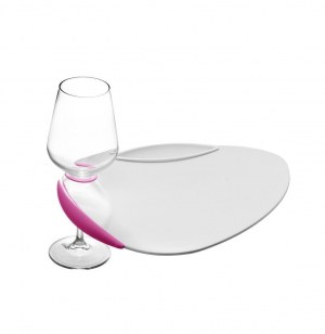 Plat invité pour fêtes et réceptions - violet - legnoart - accessoi