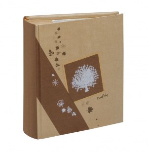 Album photos à pochettes 11,5 x 15 cm - 300 photos - kraftty - marron