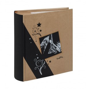 Album photos à pochettes 11,5 x 15 cm - 300 photos - kraftty - noir