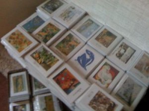 Cartes postals de luxe des grands peintres