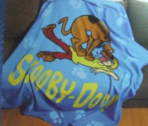 PLAID SCOOBY-DOO POLAIRE