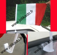 50 drapeaux de voitures italiens ITALIE