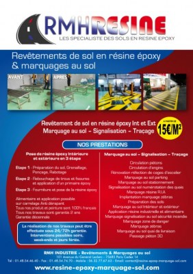 Application de résine epoxy pour vos entrepôt !