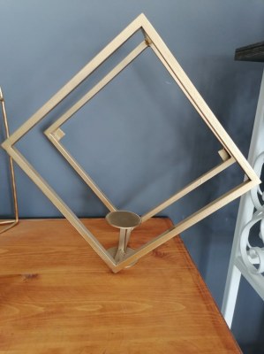 Porte bougie en metal