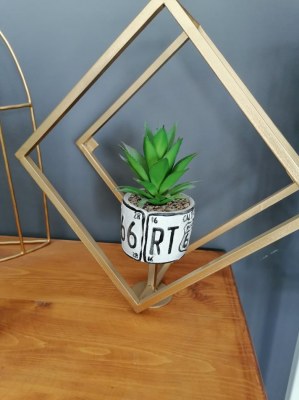 Porte bougie en metal