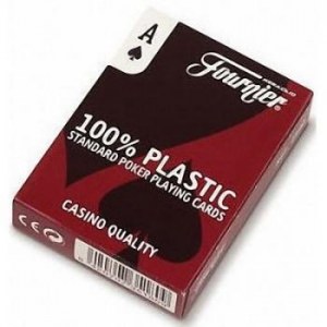 Carte poker fournier 100 % plastique