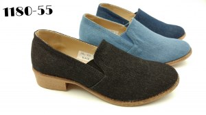 Chaussures en couleurs jeans pour femme